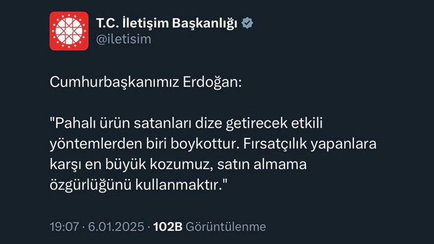 2 Nisan için yapılan boykot çağrıları için İstanbul Cumhuriyet Başsavcılığı tarafından soruşturma başlatılmasının ardından Cumhurbaşkanı ve AK Parti lider iErdoğan'ın bundan 2 ay önce yaptığı "boykot çağrısı" yeniden gündem oldu.