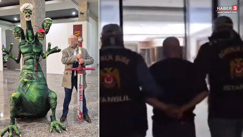 İstanbul Lütfü Kırdar Kongre Merkezi'nde sergilenen bir heykelle ilgili soruşturma başlatıldı. Soruşturma kapsamında 2 kişi gözaltına alındı.