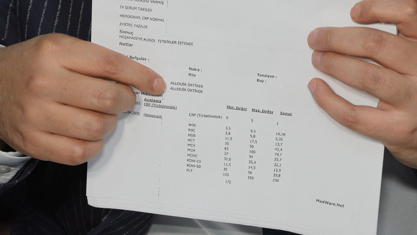 İstanbul'da 3 yaşındaki R&uuml;veyda bebek "alerji" tanısıyıla "48 saat sonra iyileşecek" denilerek taburcu edildiği &ouml;zel hastaneden ayrıldıktan sadece 3 saat sonra yaşamını yitirdi...