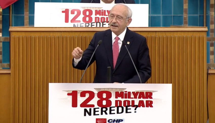 Kılıçdaroğlu 128 Milyar dolar nerede afişini Meclis'e astı! - Resim : 1