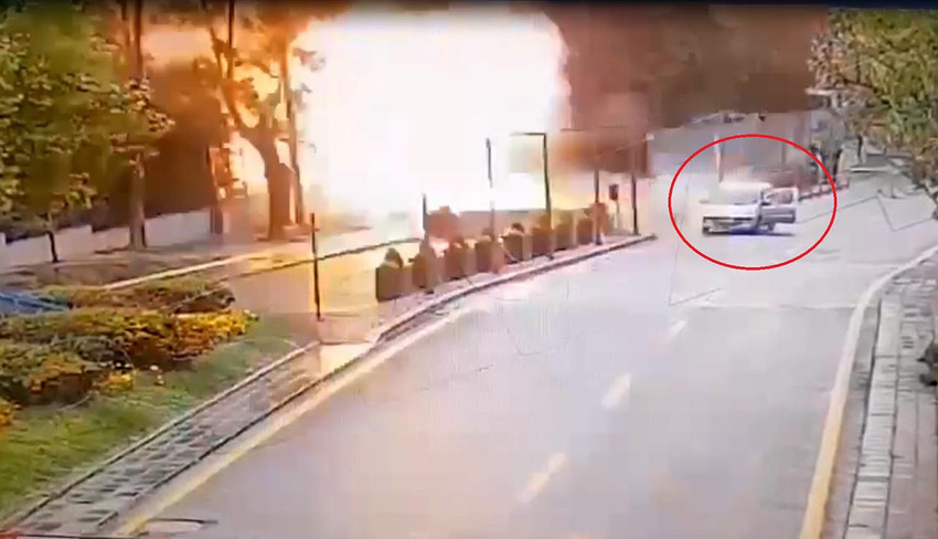 Ankara'da çatışma ve patlama anı kamerada - Resim : 1