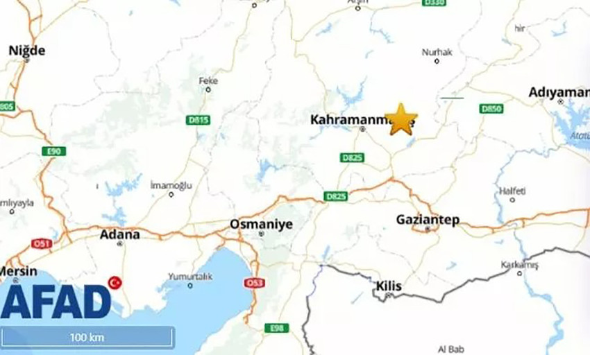 Kahramanmaraş'ta korkutan deprem - Resim : 1