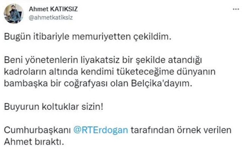 Erdoğan'ın örnek gösterdiği genç Türkiye'yi terk etti - Resim : 1