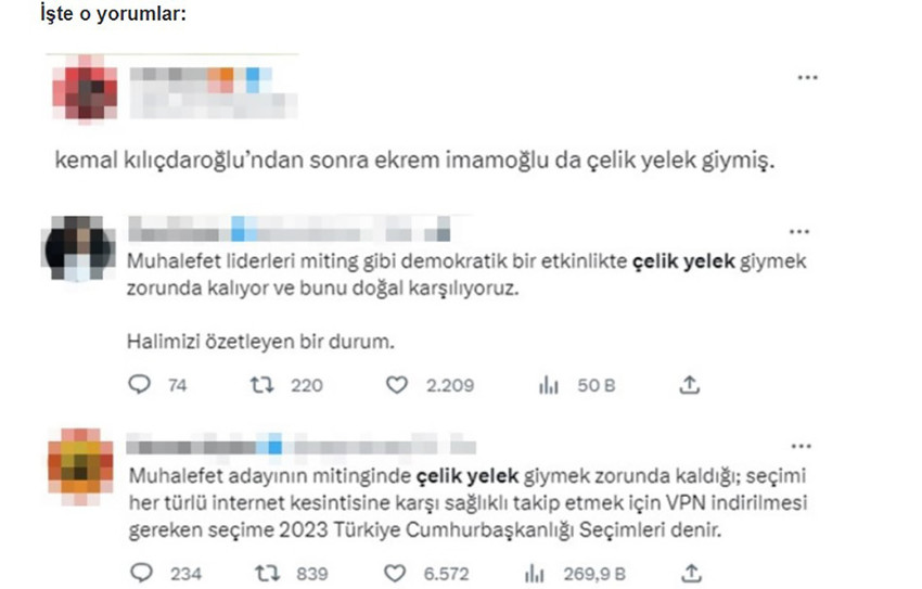 Suikast iddiaları gündeme gelmişti: Kılıçdaroğlu ve İmamoğlu mitinglere çelik yelek giyerek çıktı - Resim : 3