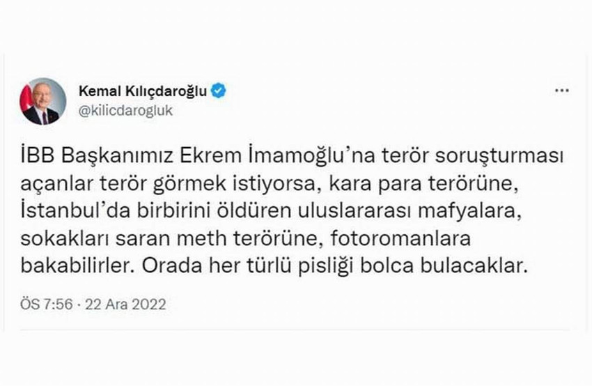 Kılıçdaroğlu: ''İmamoğlu’na soruşturma açanlar fotoromanlara bakabilirler''