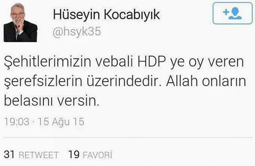 AK Partili milletvekili HDP'ye oy verenlere şerefsiz dedi - Resim : 1