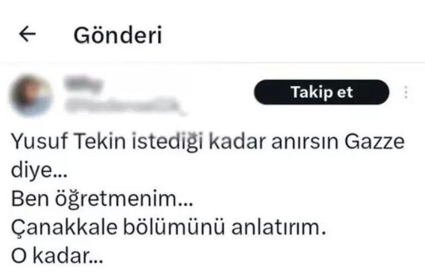 Milli Eğitim Bakanı Yusuf Tekin ile sosyal medyadan kendisi için "istediği kadar anırsın" diye bir öğretmen arasındaki mesajlaşma gündem oldu.