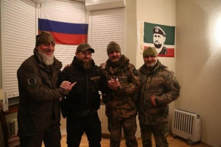Ukrayna'ya giden Kadirov'un fotoğrafları olay oldu - Resim : 2