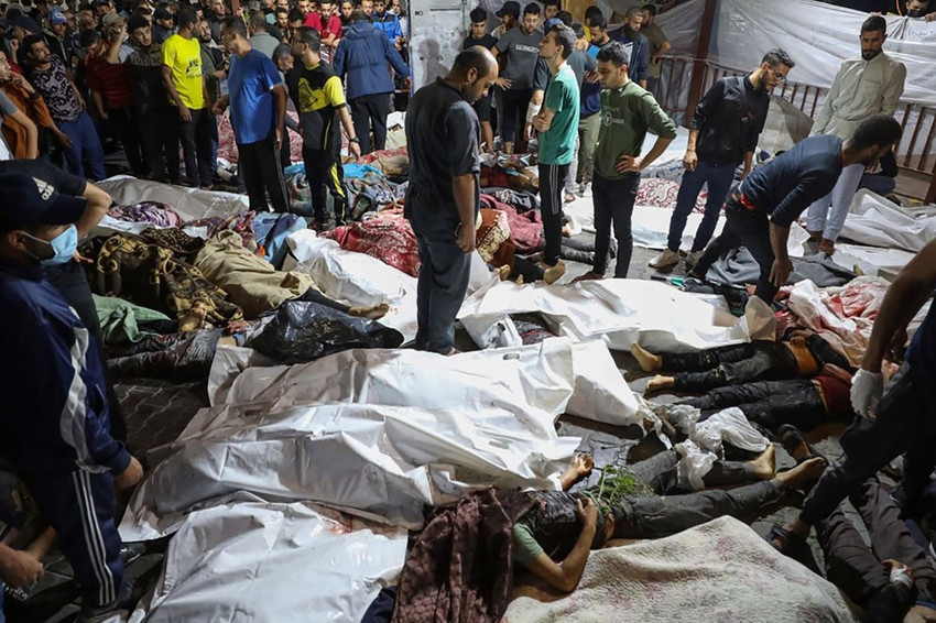 İsrail'den insanlık dışı saldırı: Hastane vuruldu, 500 kişi öldü - Resim : 2