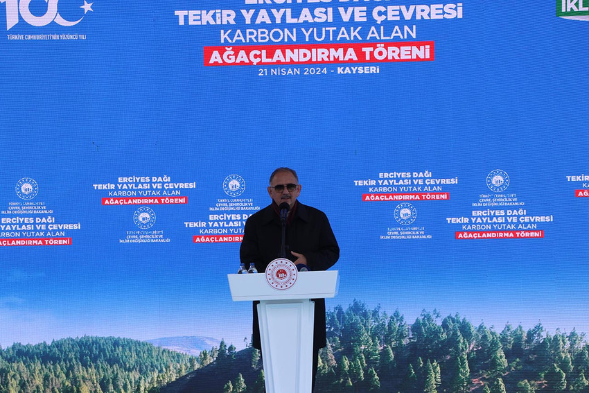 Çevre, Şehircilik ve İklim Değişikliği Bakanı Mehmet Özhaseki, 