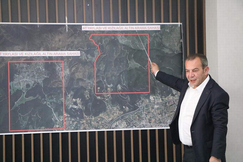 Bolu Belediye Başkanı Tanju Özcan, çam ormanları ve doğasıyla ilgi çeken At Yaylası ve Kızılağıl mevkisindeki 2 bin 330 hektarlık alana maden arama ruhsatının verildiğini belirterek, "Türkiye'nin en büyük doğa katliamı ile karşı karşıya kalırız" dedi.
