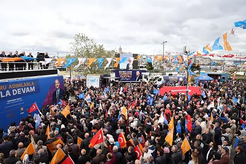Bakan Soylu'dan konuşması sırasında müzik açan CHP standına tepki - Resim : 1