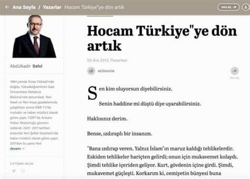 CHP Şanlıurfa Milletvekili Mahmut Tanal ile AK Parti iktidarına olan yakınlığıyla bilinen Hürriyet yazarı Abdulkadir Selvi arasındaki polemik sosyal medyaya sıçradı. Tanal, Selvi'ye çok ağır bir yanıt verdi. 