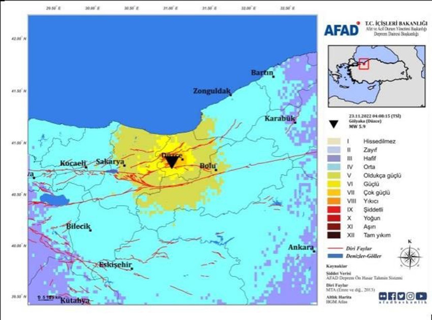 AFAD'dan Düzce depremi için ilk rapor - Resim : 2