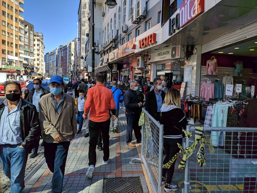 Rize'de cadde ve sokaklarda korkutan hareketlilik - Resim: 4