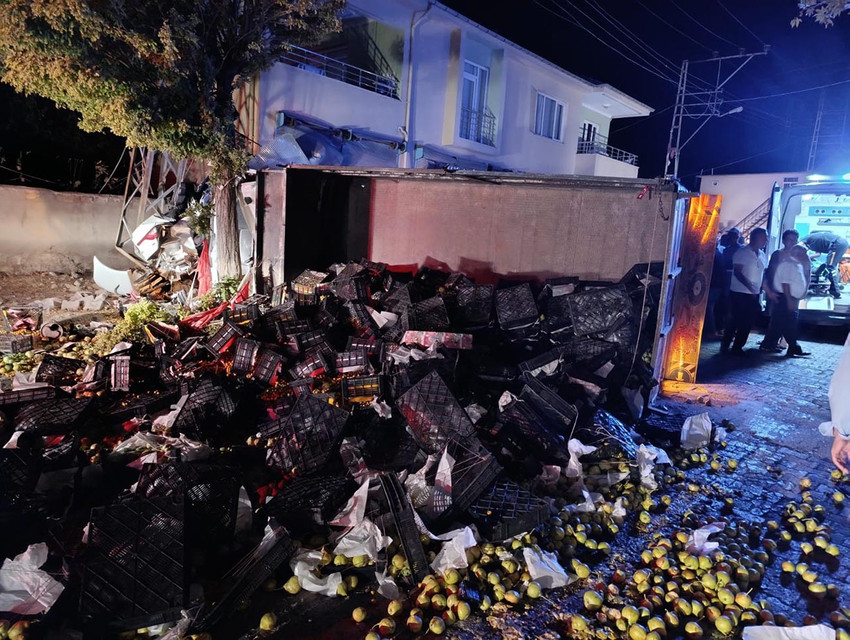 Malatya'da freni boşalan kamyonet ortalığı savaş alanına çevirdi - Resim : 1