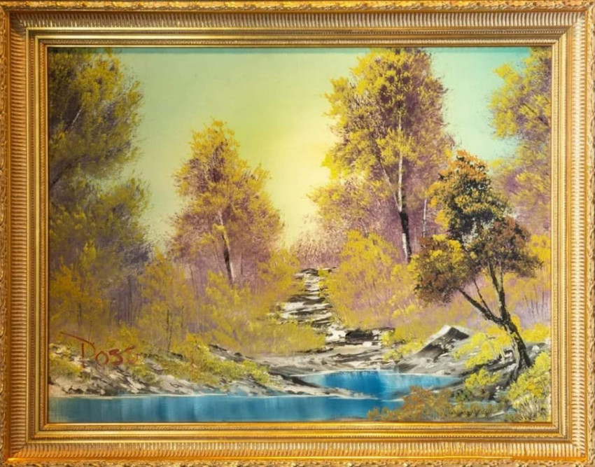 Bir zamanlar Türkiye’de de ekranların efsane ismi olan Bob Ross'un 1983'te canlı yayınlanan ‘Resim Sevinci’ programının ilk bölümünde yaptığı tablo yaklaşık 266 milyon TL'ye satışa sunuldu.
