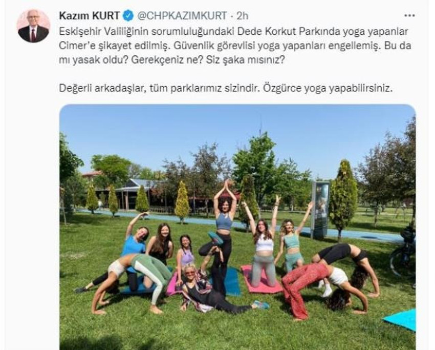 Bir şehir bunu konuşuyor: CİMER'e gelen ''yoga'' şikayeti pes dedirtti - Resim : 1