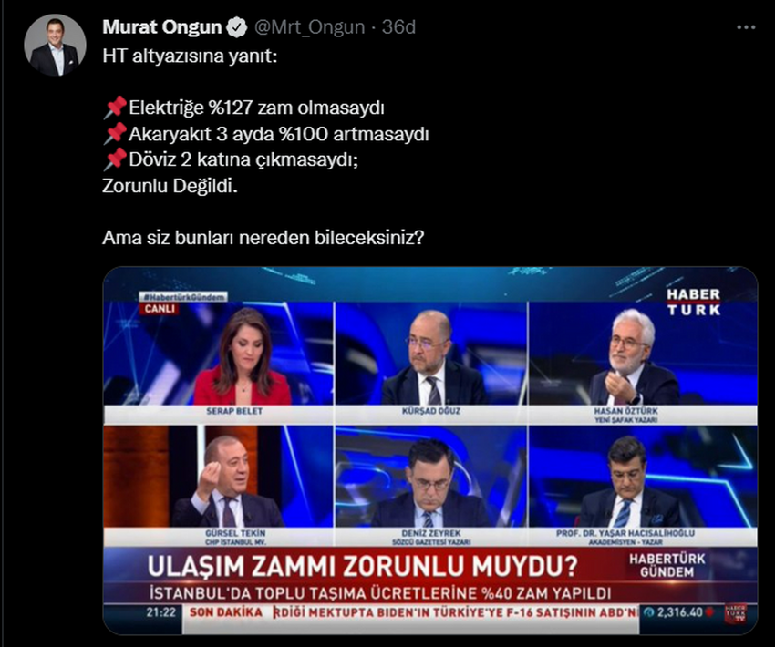 murat ongn'dan habertürk'e zam yanıtı