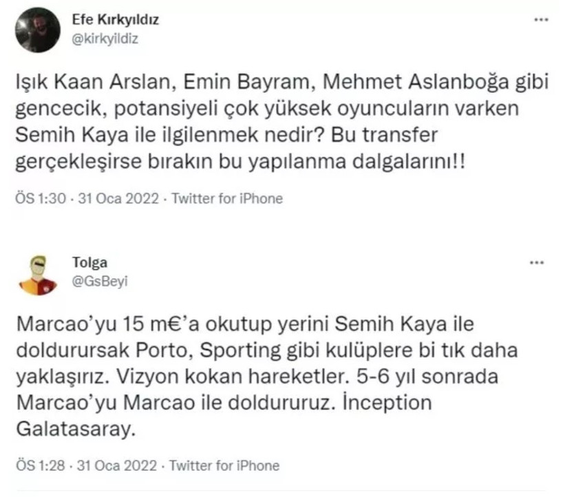 Galatasaray'a geri döneceği konuşulan Semih Kaya için tepki büyük... - Resim : 1