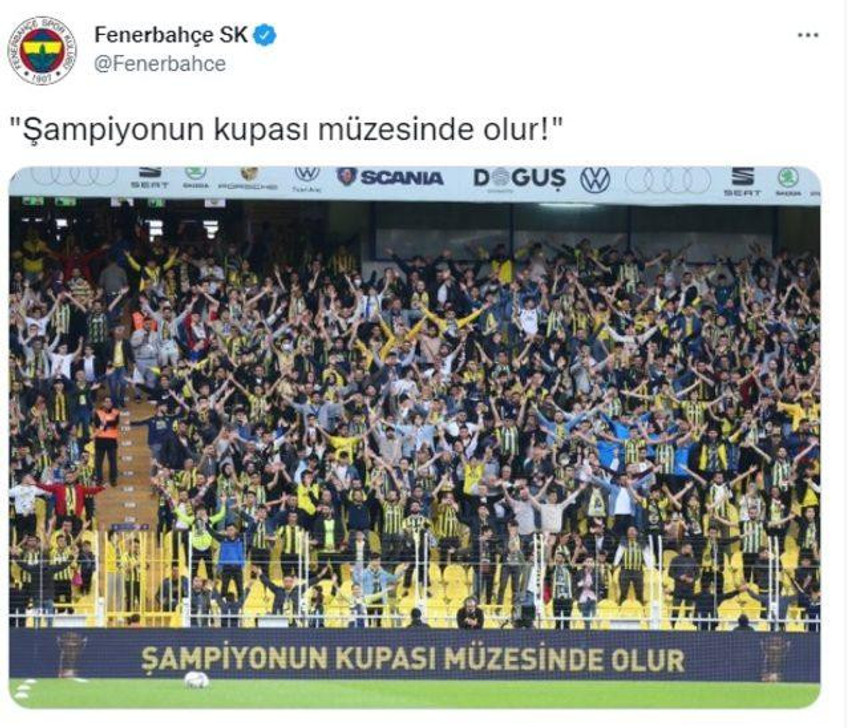Fenerbahçe'den Trabzonspor'a kupa göndermesi - Resim : 1