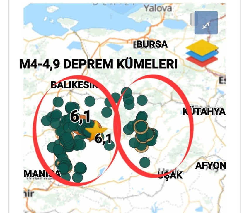 6.1'lik Balıkesir depremi sonrası 4 il i&ccedil;in korkutan uyarı: ''Bu faylar kırılma eşiğinde'' - Resim : 1