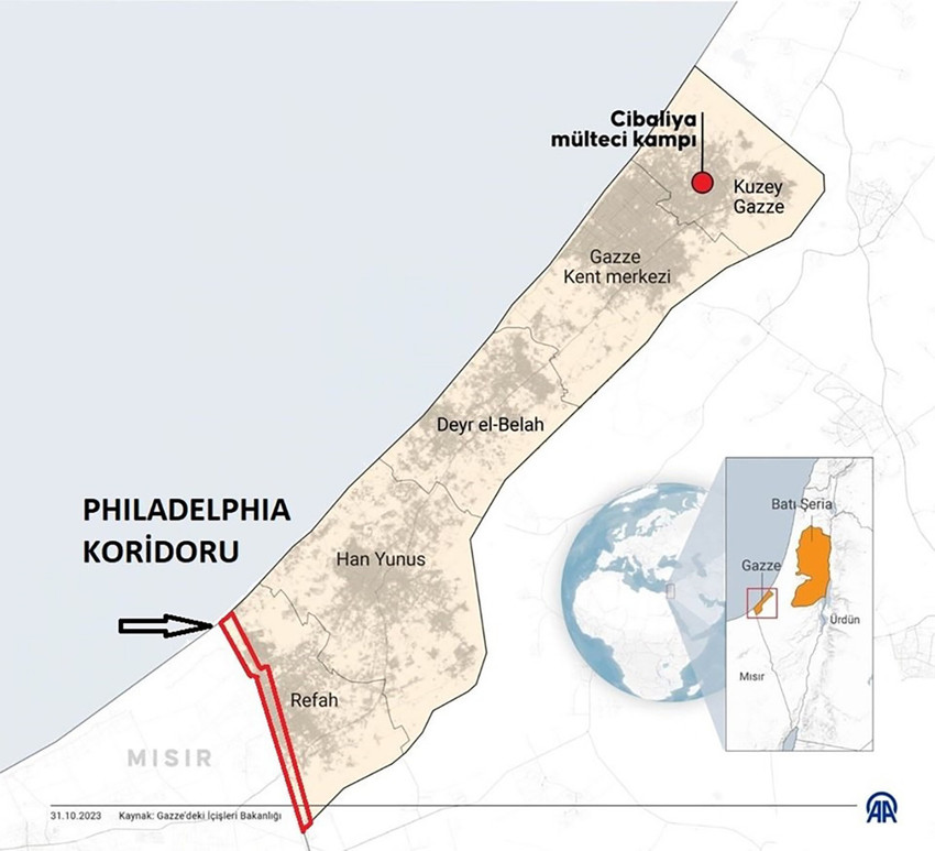 İsrail'in Gazze'yle ilgili yeni planı: ''Philadelphia Koridoru'' - Resim : 1