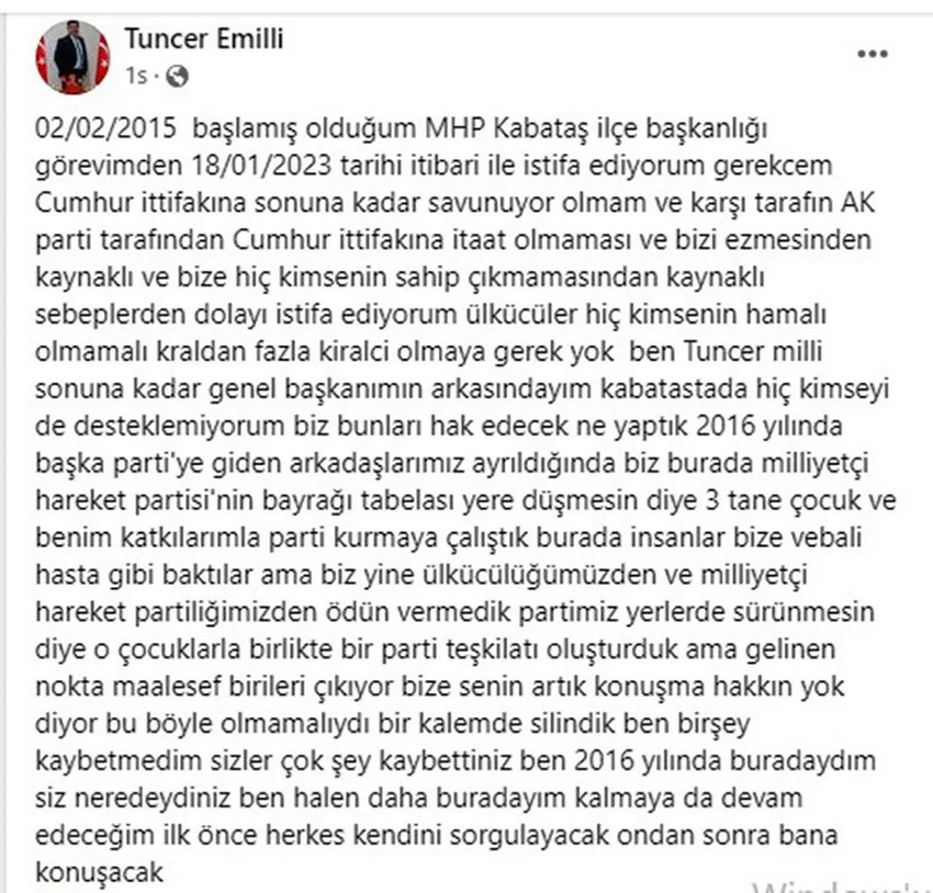 Cumhur İttifakı'nda deprem! ''AK Partililer bizi eziyor'' deyip istifa etti - Resim : 2