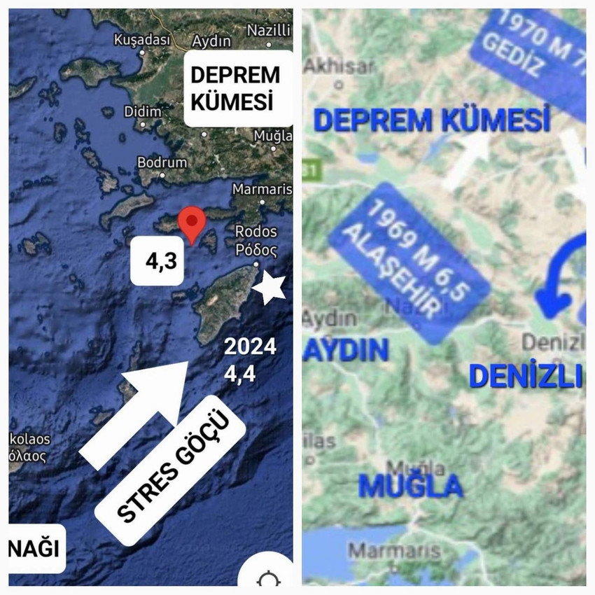 Bugün sabah saatlerinde Akdeniz'de Muğla açıklarında meydana gelen 4,6 büyüklüğündeki depremi yorumlayan Jeoloji Mühendisi Prof. Dr. Osman Bektaş "tehlike dünden daha fazla'' dedi.