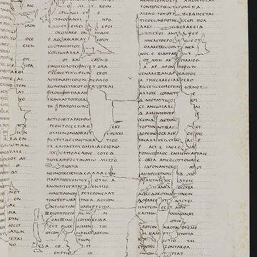 Bilim insanları, antik Roma kenti Herculaneum'da bulunan ve 79 yılında Vezüv Yanardağı’nın patlamasıyla kömürleştiği için 2 bin yıl boyunca okunamayan bir parşömeni yapay zeka ve X-ray görüntüleme teknikleriyle açmayı başardı.