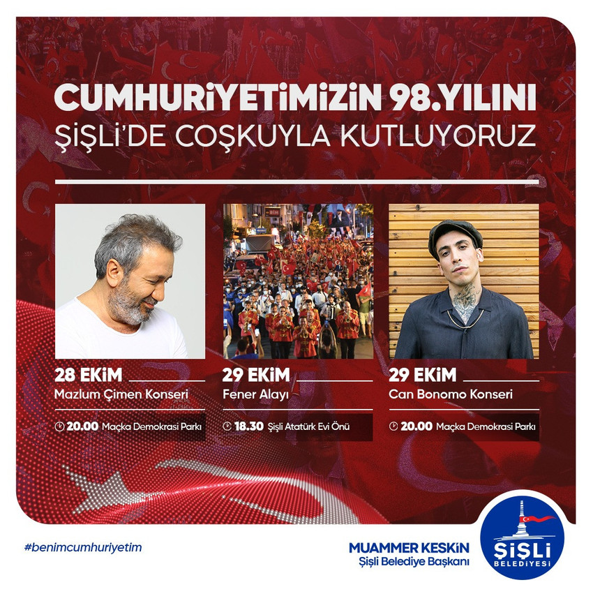 Cumhuriyet Coşkusu Şişli'de yaşanacak - Resim : 1