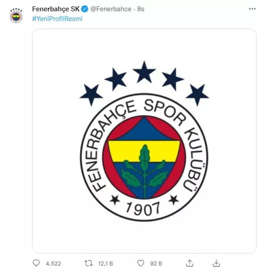 Fenerbahçe amblemini güncelledi, sosyal medya karıştı - Resim : 1