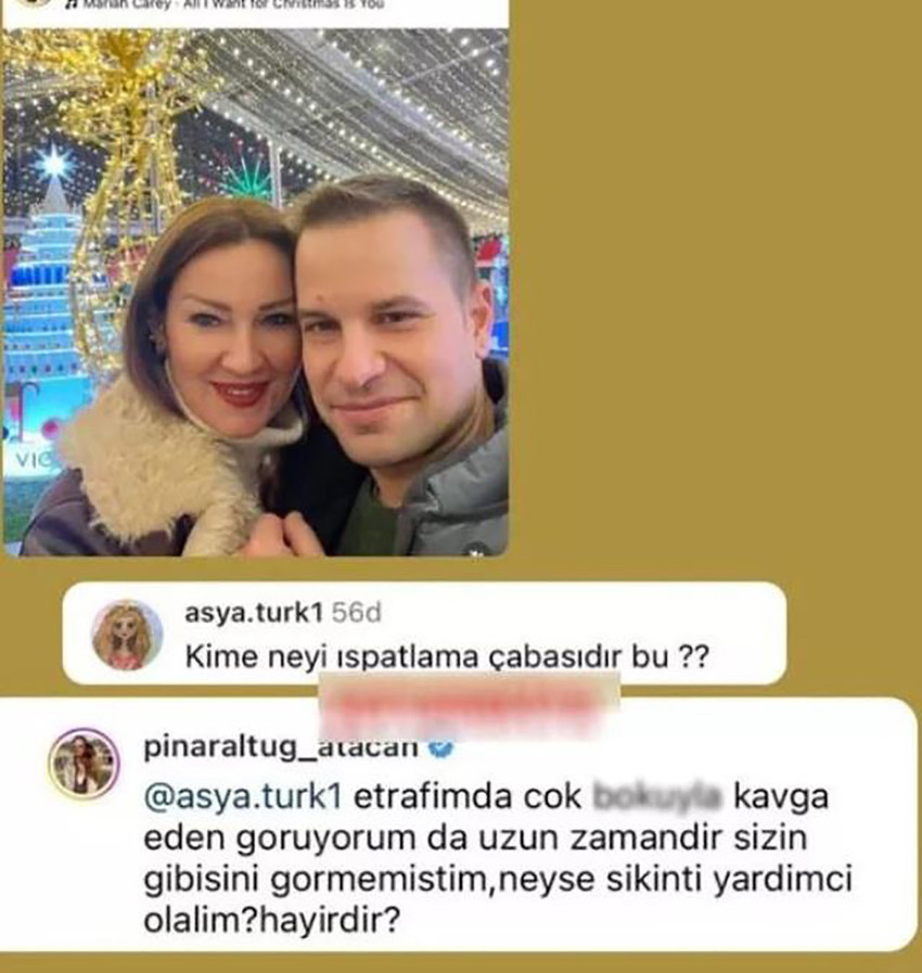Pınar Altuğ'dan eşiyle fotoğrafına yorum yapan takipçisine olay yanıt - Resim : 1
