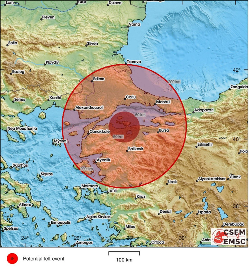 Marmara Denizi'nde korkutan deprem - Resim : 1