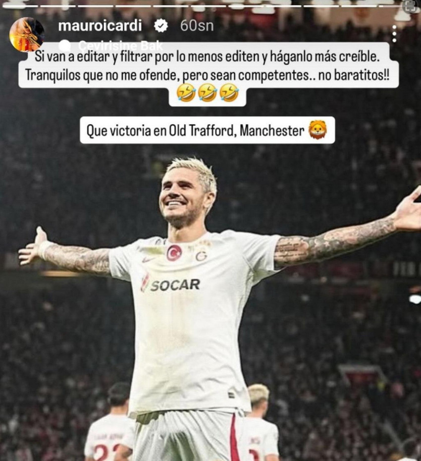 Wanda Nara'nın yakın arkadaşı olduğu bilinen Natasha Rey'in sosyal medyada Galatasaray'ın yıldız golcüsü Mauro Icardi'ye ait olduğu iddia edilen cinsel organ fotoğrafı paylaşımı ortalığı karıştırdı.
