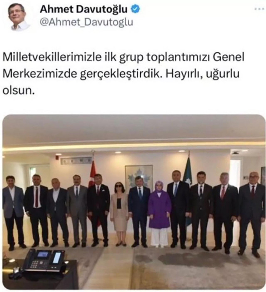 Ahmet Davutoğlu Twitter
