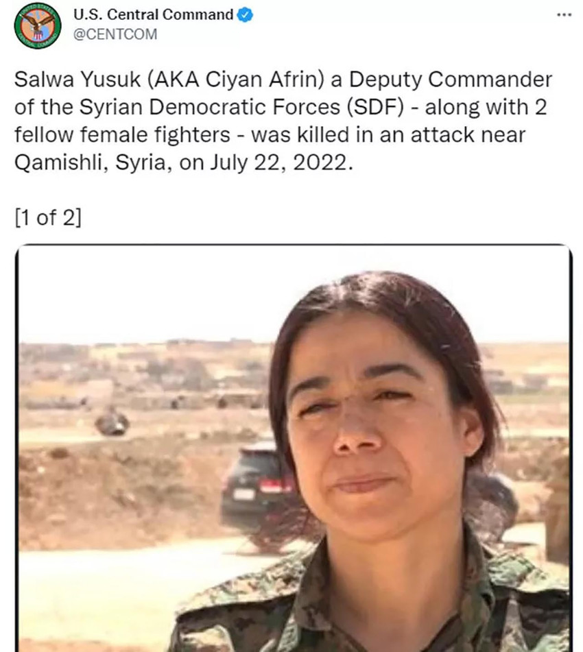 ABD'den skandal PKK/YPG paylaşımı - Resim : 1