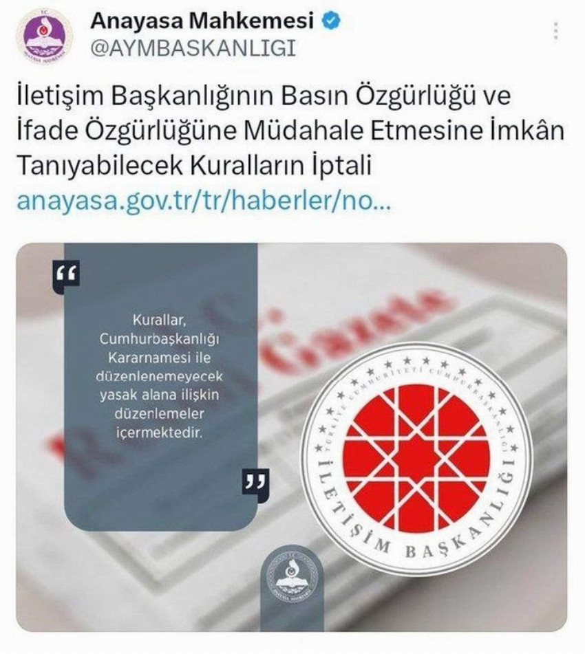 Instagram'a getirilen Bilgi Teknolojileri ve İletişim Kurumu (BTK) tarafından erişim engelinin ardından Anayasa Mahkemesi tarafından dikkat çeken bir duyuru geldi.