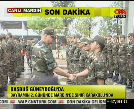 Başbuğdan süpriz bayram ziyareti