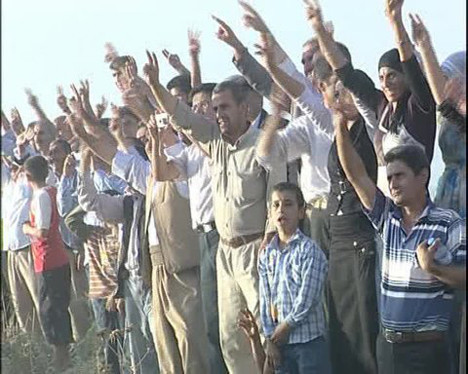 PKKlılara büyük karşılama !