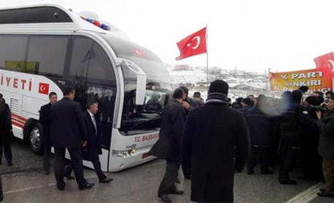 Erdoğandan olay yerinde müdahale