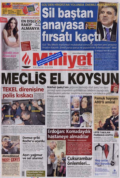 Günün gazete manşetleri