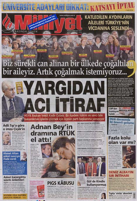 Günün gazete manşetleri