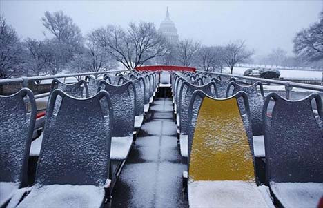 Washingtonda hayat durdu