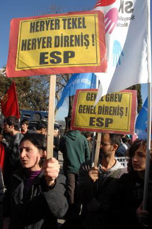 TEKEL işçileri için yürüdüler