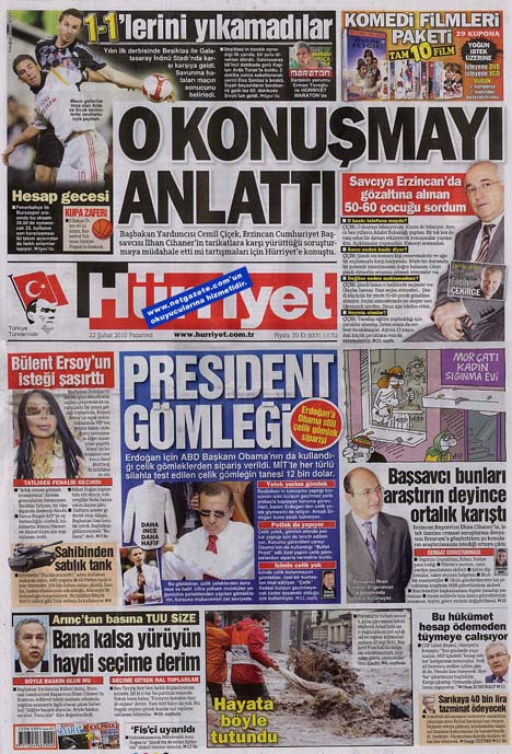 Günün gazete manşetleri