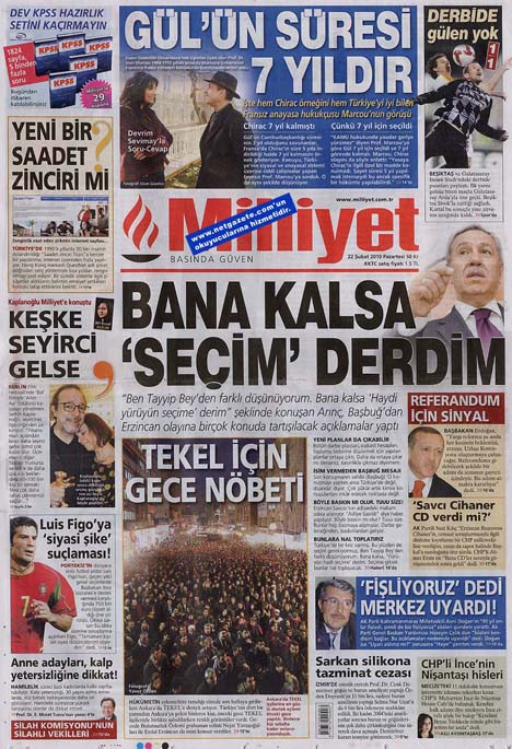 Günün gazete manşetleri