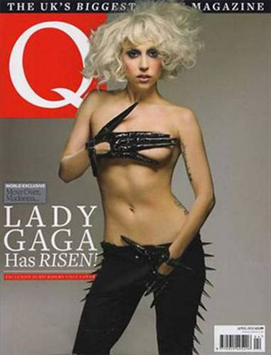 Lady Gaga Q dergisine poz verdi