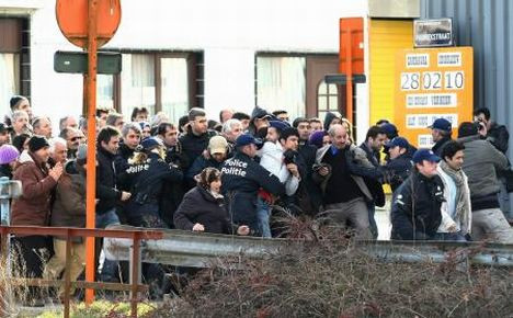 PKKlıların Belçikadaki Roj kavgası