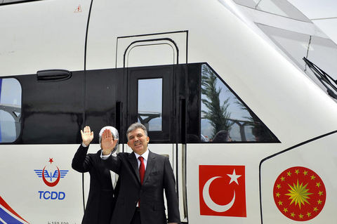 Abdullah Gül makinist oldu